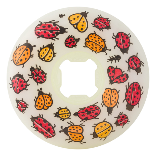 OJ Wheels Boserio Ladybugs White 58mm 99a Skateboard Wheels