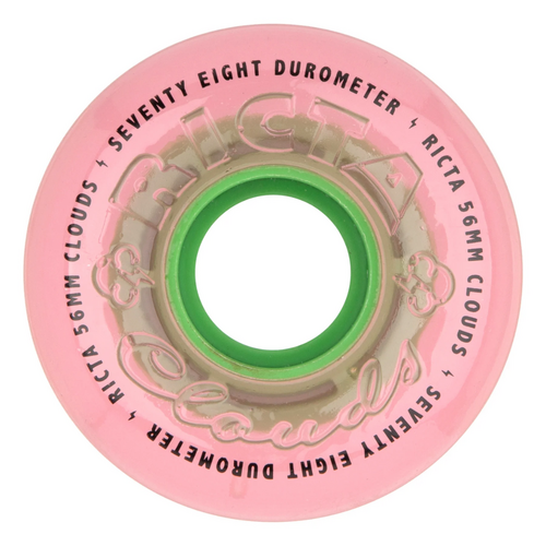 Ricta Clouds Watermelon Pink 56mm 78a Skateboard Wheels