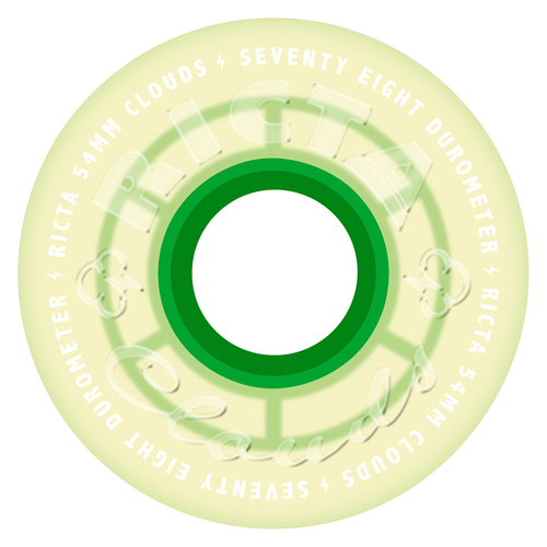 Ricta Clouds Mojito Yellow 54mm 78a Skateboard Wheels