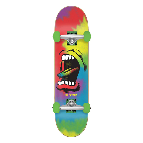 Santa Cruz Screaming Big Mouth Tie Dye 8.0" Complete Skateboard