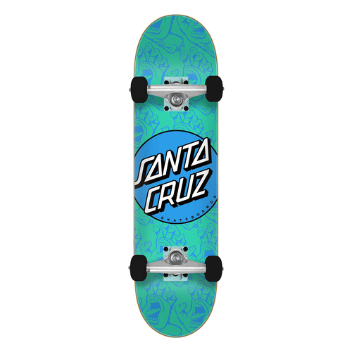 Santa Cruz Dot Hands 7.75" Complete Skateboard