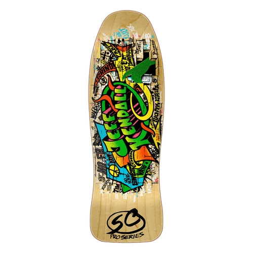 Santa Cruz Jeff Kendall Graffiti 9.69" Skateboard Deck