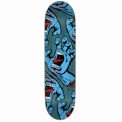 Santa Cruz Crowded Hand 8.25" Skateboard Deck