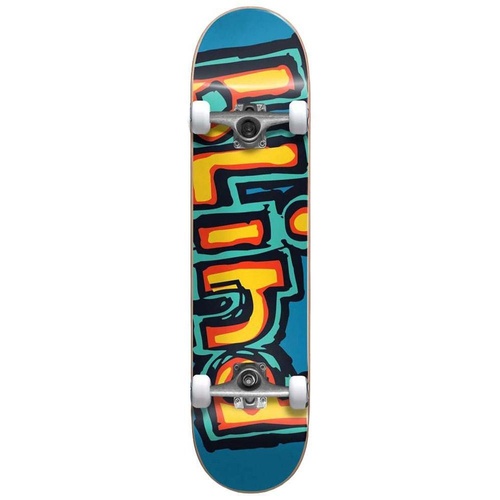 Blind Matte OG Logo Teal Red 7.75" Complete Skateboard