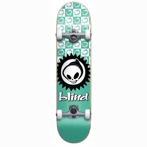 Blind Checkered Reaper 7.375" Mid Size Complete Skateboard