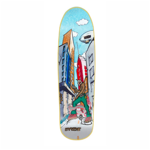 New Deal Sargent Invader Slick 9.25" Reissue Skateboard Deck