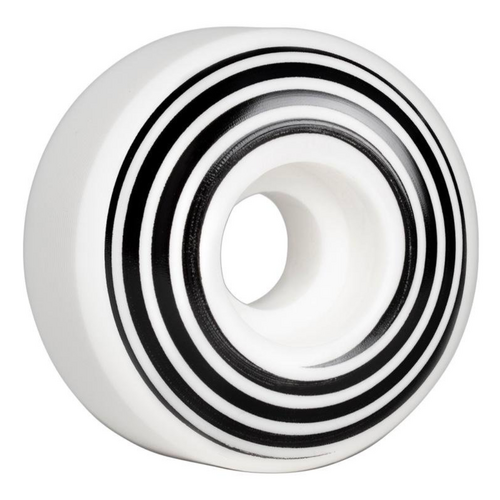 Hazard CP Formula Classic Radial Swirl White 55mm 101a Skateboard Wheels