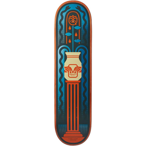 Monarch Fountain Orange 8.0" Skateboard Deck
