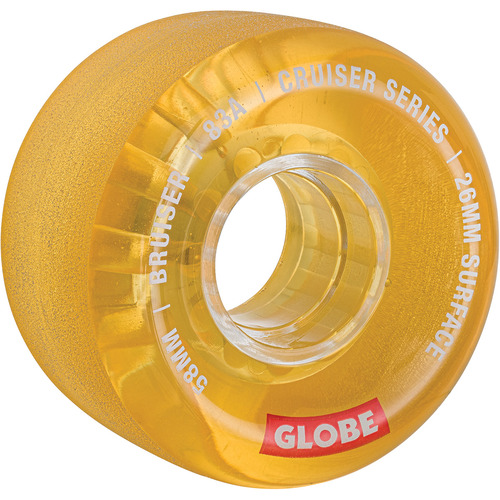 Globe Bruiser Clear Honey 58mm 83a Skateboard Wheels
