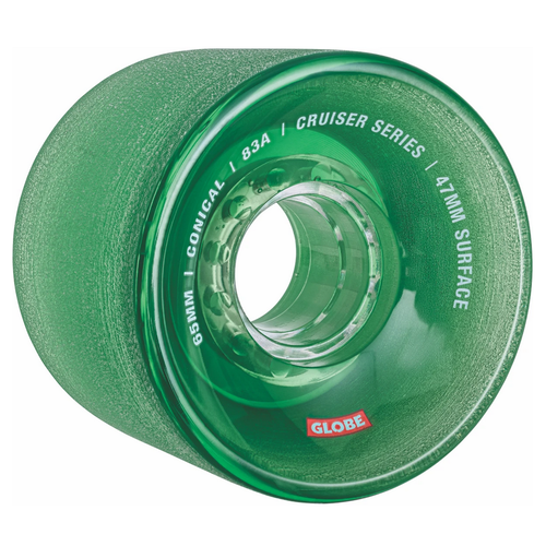 Globe Conical Clear Forest 65mm 83a Cruiser Skateboard Wheels