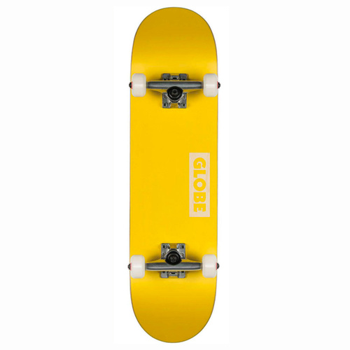 Globe Goodstock Wheat 7.6" Mid sized Complete Skateboard