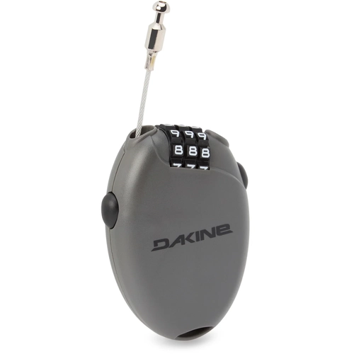 Dakine Grey Micro Retractable Snowboard Ski Combination Lock