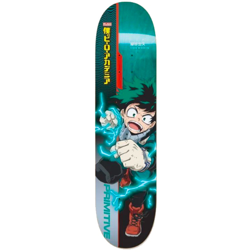 Primitive X My Hero Academia Izuku Midoriya 8.5" Skateboard Deck