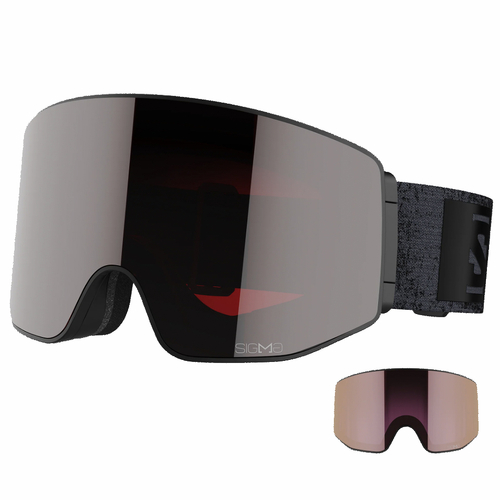 Salomon Sentry Prime Black Sigma Lens Unisex Snowboard Ski Goggles