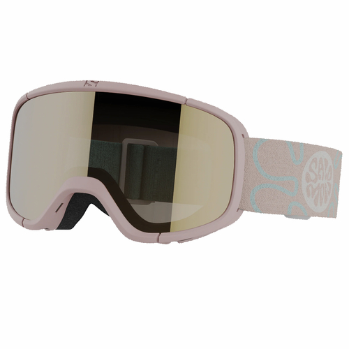 Salomon Rio Tropical Peach Gold S2 Lens Junior Snowboard Goggles