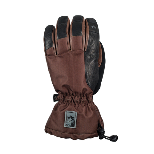 Rome Bronson Brown Mens 2019 Snowboard Gloves [Size: Large]