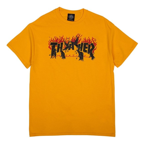 Thrasher Crows Gold Mens Short Sleeve T 