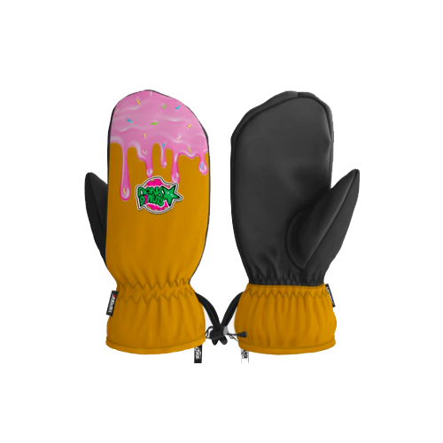 Rad Squad Dank Donuts Mens Snowboard Mitts [Size: Large]