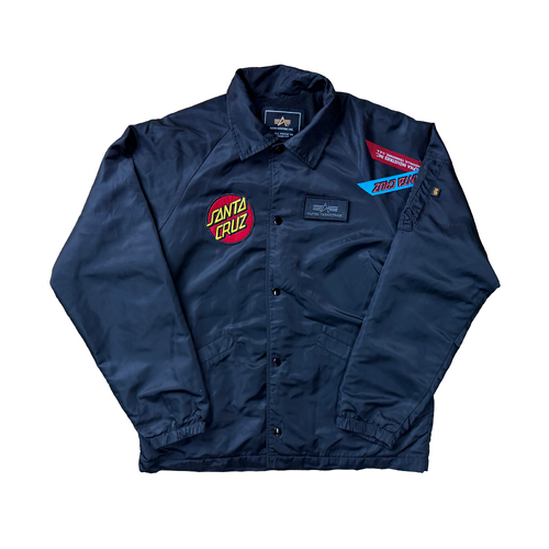 Alpha Industries inc x Santa Cruz Colab Spray Jacket Used Vintage