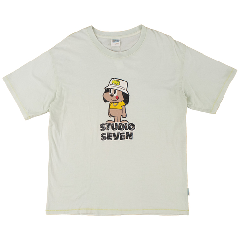 Studio Seven Screen Printed Large T-Shirt Used Vintage