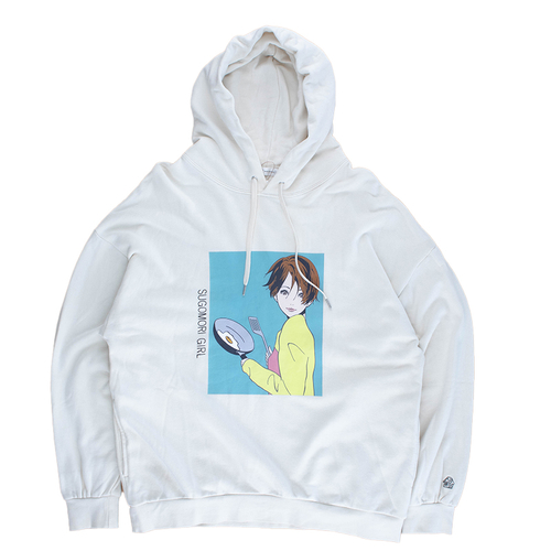 Takeo Kikuchi Sugomori Girl Cream Hoody Used Vintage