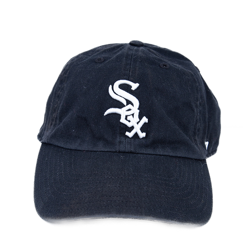 47 Clean Up White Sox Strap Back Cap Hat Used Vintage