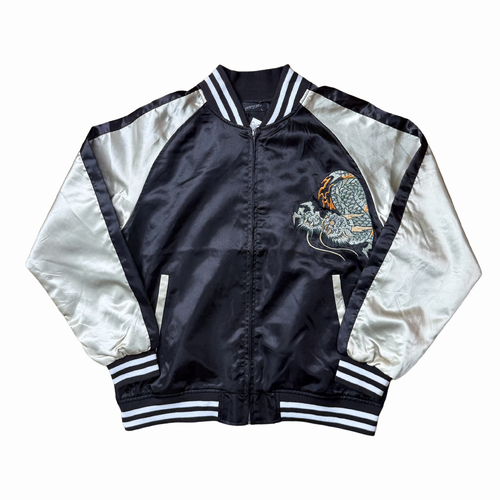 Contribe Japanese Dragon Large Satin Jacket Used Vintage