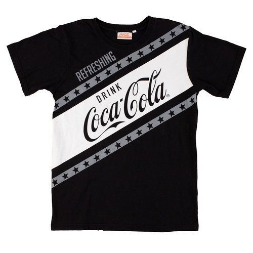Coca Cola Black T-Shirt Used Vintage