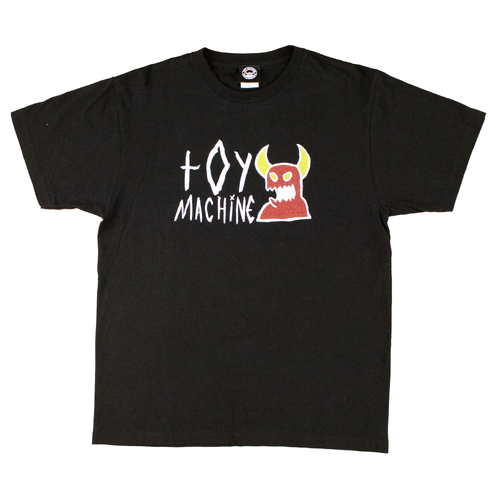 Toy Machine Skateboarding Black Mens Medium T-Shirt Used Vintage
