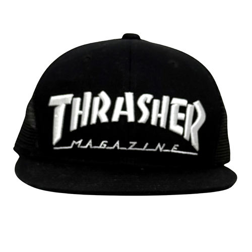 Thrasher Flat Snapback Cap Hat Used Vintage