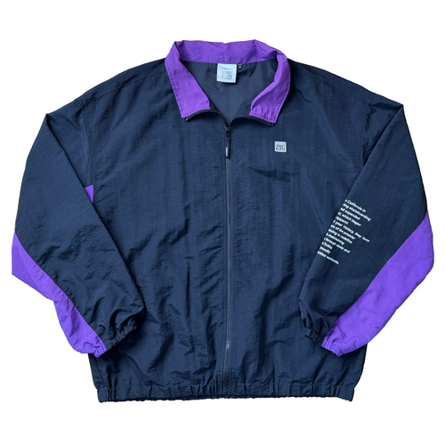 Vision Streetwear Black Large Spray Jacket Used Vintage