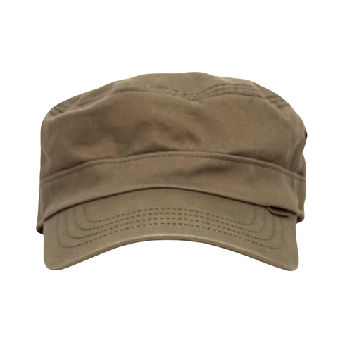 Override Brown Train Driver Style Cap Hat Used Vintage