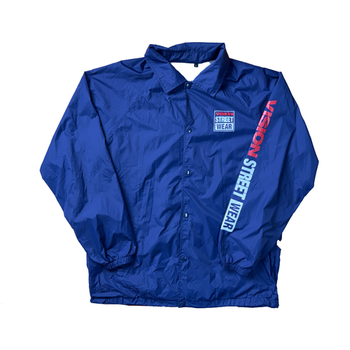 Vision Streetwear Large Coaches Spray Jacket Used Vintage