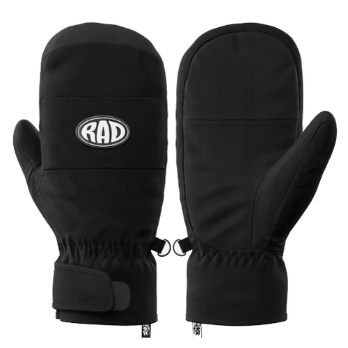 Rad Weekender Oil Black Mens Snowboard Mitts [Size: Small]