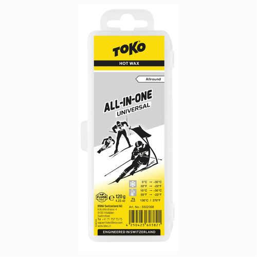 TOKO Base Performance Hot Wax Universal Snowboard Ski 120g Wax