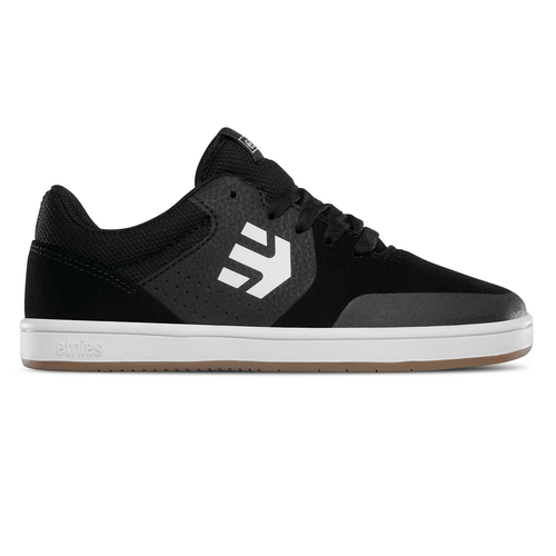 Etnies Kids Marana Black Gum White Youth Skateboard Shoes [Size: 4]