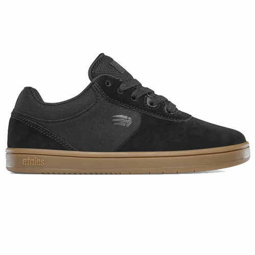 Etnies Kids Joslin Black Black Gum Youth Skateboard Shoes [Size: 13]