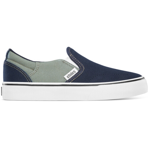 Etnies Marana Slip Ons Blue Green Kids Skateboard Shoes [Size: 6]