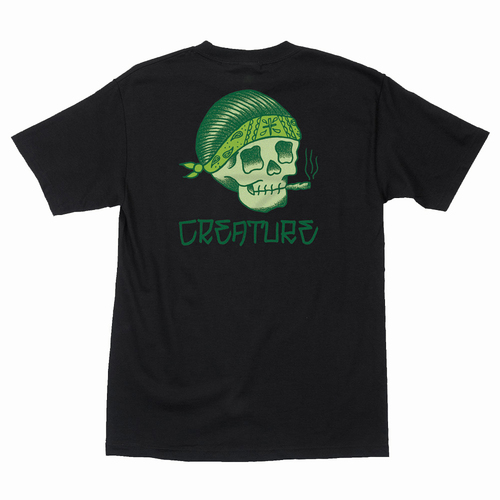 Creature Dressen Pachuco Black Mens Short Sleeve T Shirt [Size: Small]