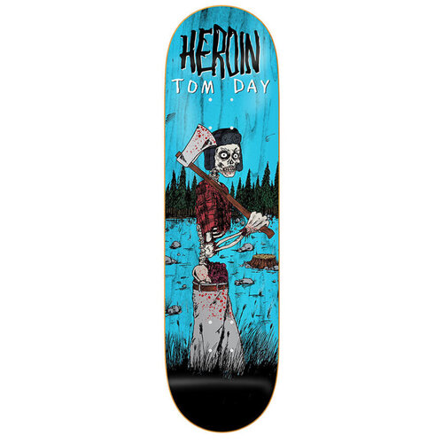 Heroin Woodsman Tom Day 8.75" Skateboard Deck