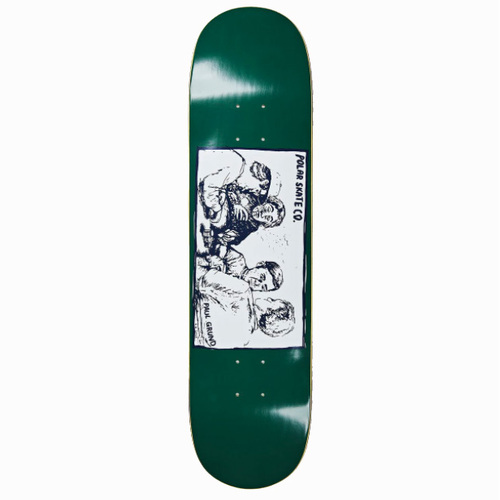 Polar Paul Grund Cold Streak Dark Green 8.0" Skateboard Deck