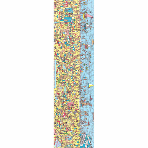 Fruity Where's Wally Beach 9" 33" Skateboard Griptape Sheet