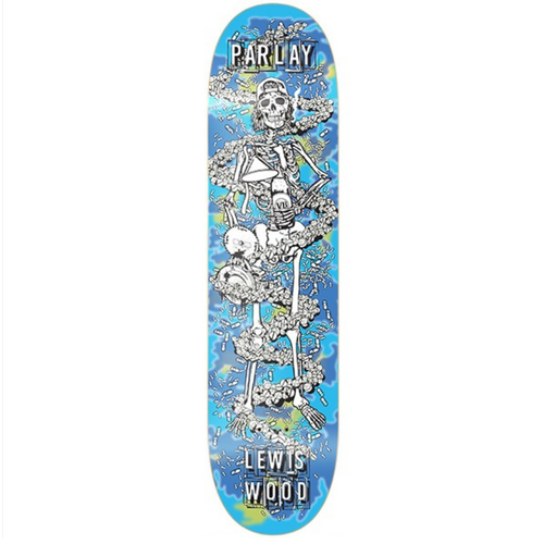 Parlay Skeleton Lewis Wood 8.5" Skateboard Deck