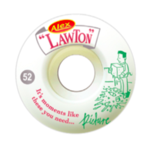 Picture Conical Wide Moments Alex Lawton 52mm 83b Skateboard Wheels