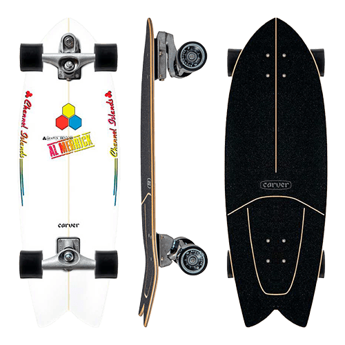 Carver x Channel Islands Fishbeard C7 Raw 29.25" Complete Surfskate Skateboard