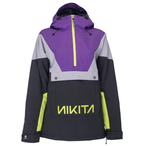 Nikita Willow Pullover Womens Black Small 15K 2022 Snowboard Jacket