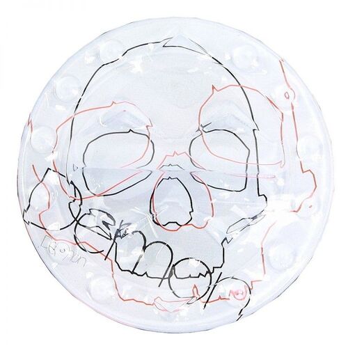 Demon Clear Skull Round Stomp Pad