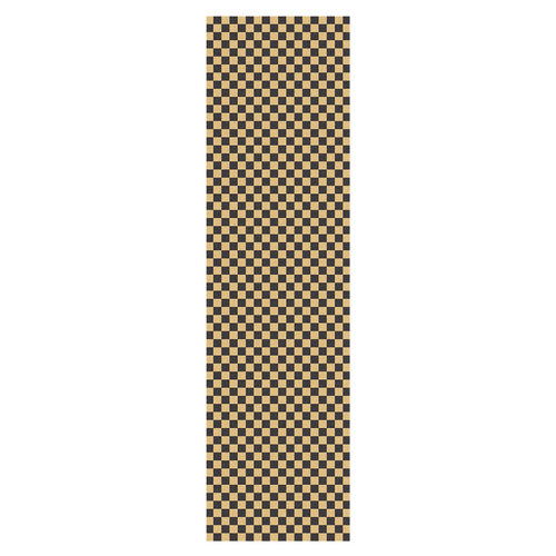 Fruity Black Brown Checkers 9" x 33" Skateboard Griptape Sheet