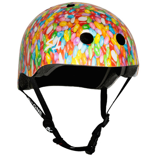 S1 Lifer Certified Jelly Beans Gloss Skateboard Helmet [Size:Small]