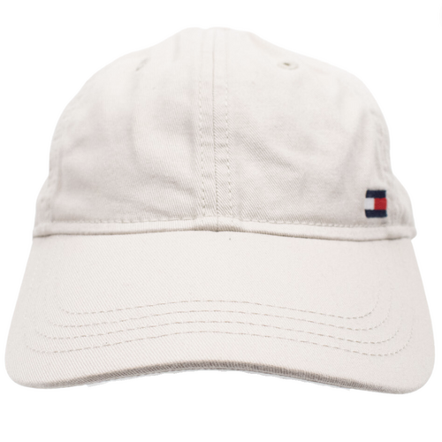 Tommy Hilfiger Embroided Beige Cap Used Vintage